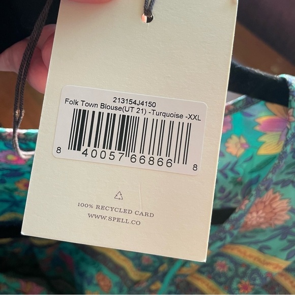 Spell Folk Town Blouse in size XXL - Picture 13 of 14